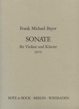 Beyer, F M: Sonate