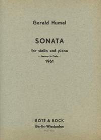 Humel, G: Sonata No. 1