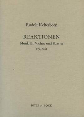 Kelterborn, R: Reactions