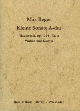 Reger: House music op. 103b