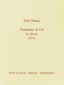 Dessau, P: Fantasietta in C sharp C sharp major