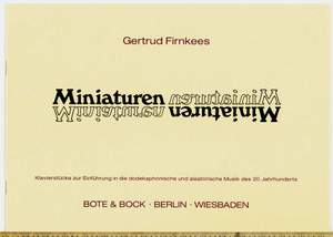 Firnkees, G: Miniaturen