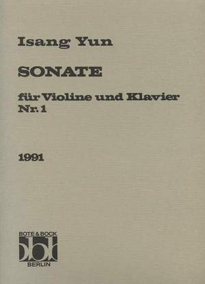Yun, I: Sonata No. 1