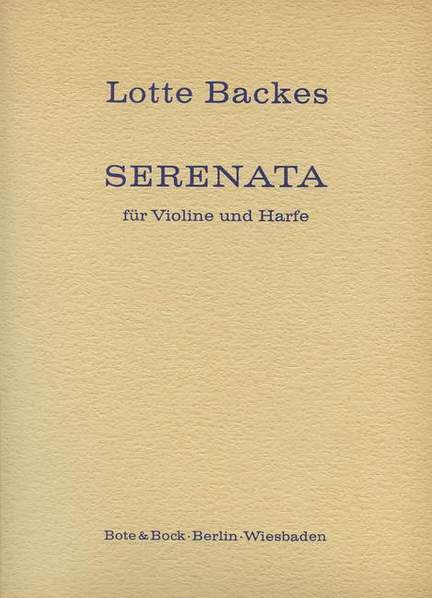Backes, L: Serenata