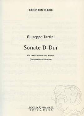 Tartini, G: Sonate D-Dur D major