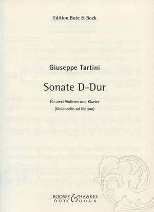 Tartini, G: Violin Sonata in D Major
