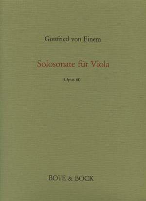 Einem, G v: Sonate op. 60