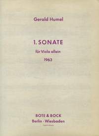 Humel, G: Sonata No. 1