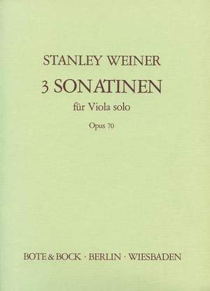 Weiner, S: Drei Sonatinen op. 70