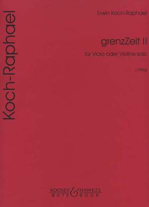Koch-Raphael, E: grenzZeit II
