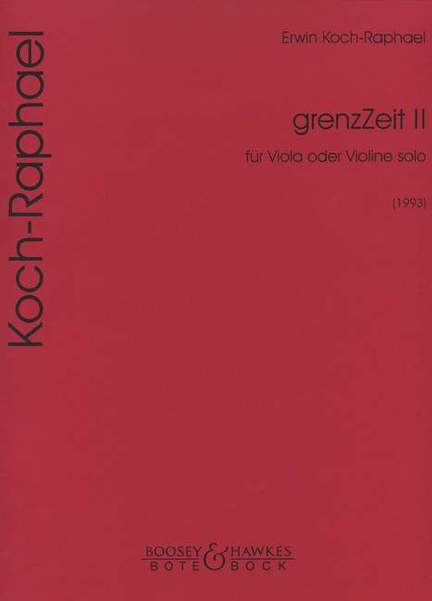 Koch-Raphael, E: grenzZeit II