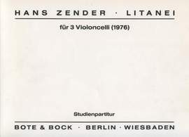 Zender, H: Litanei