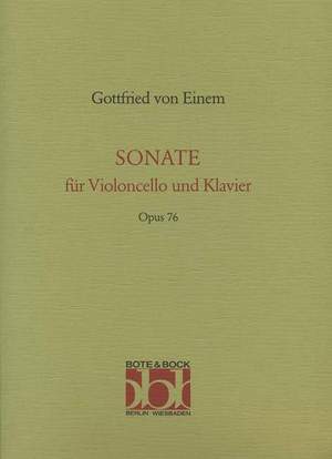 Einem, G v: Sonata op. 76
