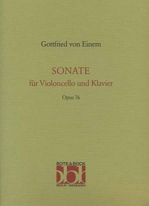 Einem, G v: Sonate op. 76