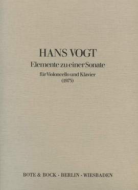 Vogt, H: Elemente zu einer Sonate