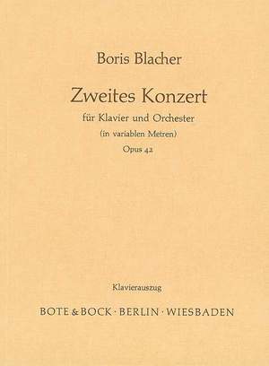 Blacher, B: Piano Concerto No. 2 op. 42