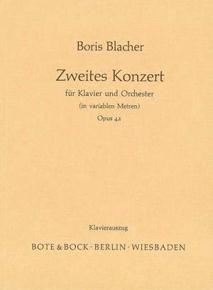 Blacher, B: Zweites Konzert op. 42
