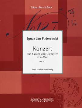 Paderevsky, I J: Konzert in a-Moll A minor op. 17