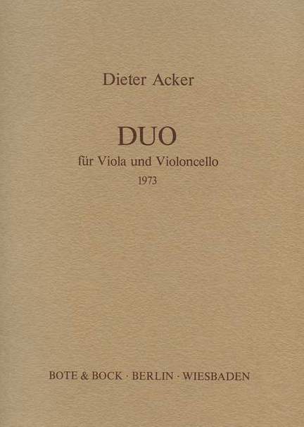 Acker, D: Duo