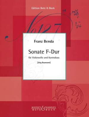 Benda, F: Sonata in F Major