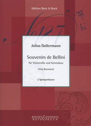 Goltermann, J: Souvenirs de Bellini