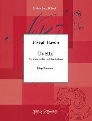 Haydn, J: Duetto