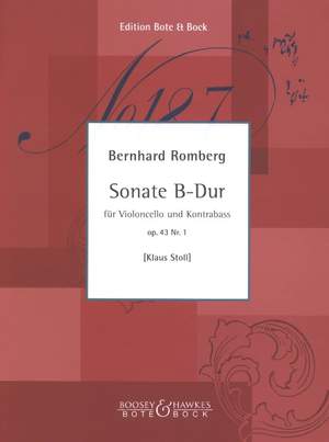 Romberg, B: Sonate B-Dur B flat major op. 43/1