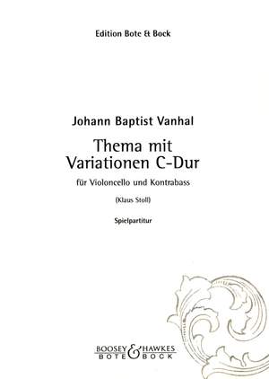 Vanhal, J K: Theme with variations C Major