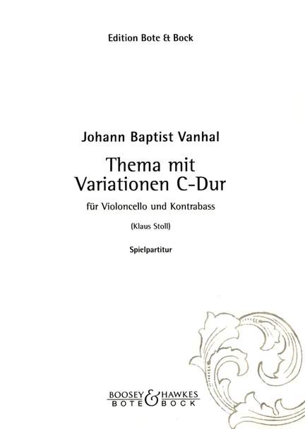 Vanhal, J K: Theme with variations C Major