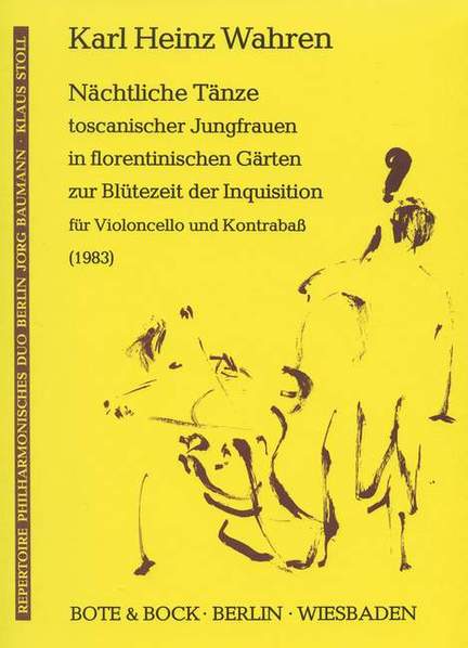 Wahren, K H: Nocturnal dances of the Tuscan virgins in the Florentine gardens at the height of the inquisition
