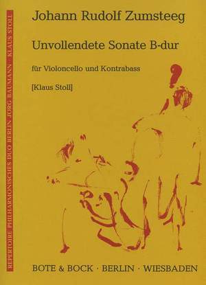 Zumsteeg, J R: Unvollendete Sonate B-Dur B flat major