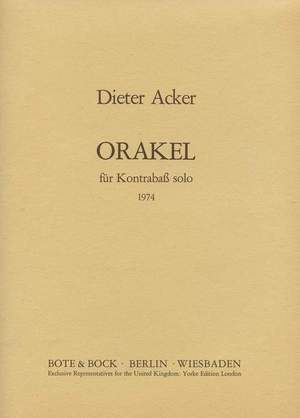Acker, D: Oracel