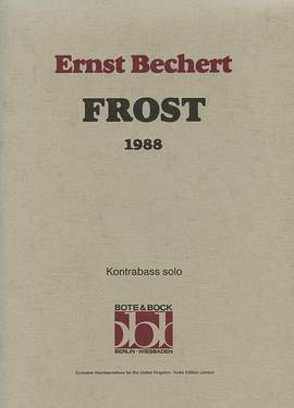 Bechert, E: Frost