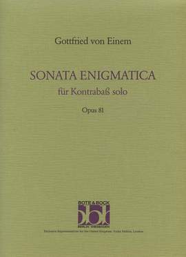 Einem, G v: Sonata enigmatica op. 81
