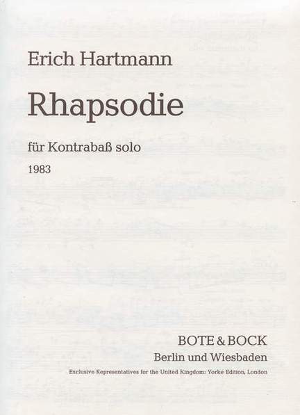 Hartmann, E: Rhapsodie
