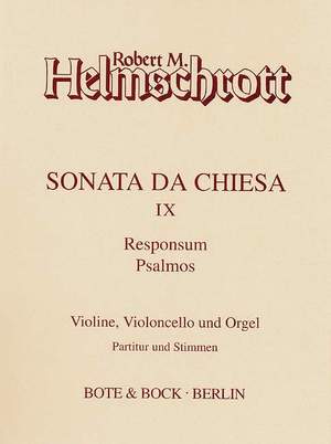 Helmschrott, R M: Sonata da chiesa IX