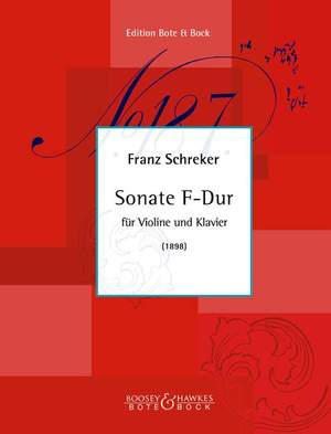 Schreker, F: Sonate F-Dur F major
