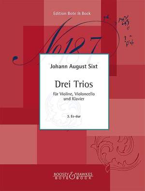 Sixt, J A: Drei Trios E flat major