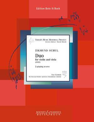 Schul, Z: Duo for violin and viola