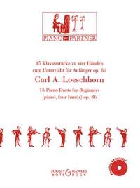 Loeschhorn, C A: 15 Piano Duets op. 86