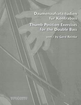 Reinke, G: Daumenaufsatzstudien für Kontrabass