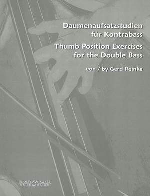 Reinke, G: Daumenaufsatzstudien für Kontrabass