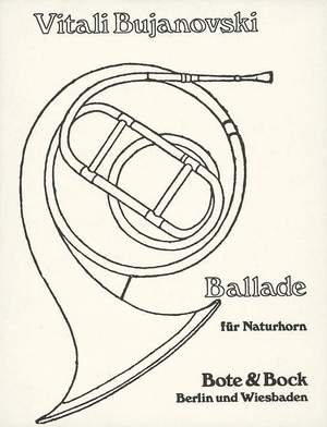 Buyanovsky, V: Ballad for Natural horn