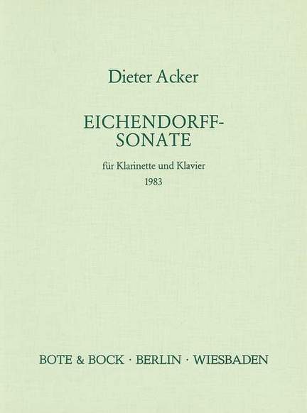Acker, D: Eichendorff-Sonate