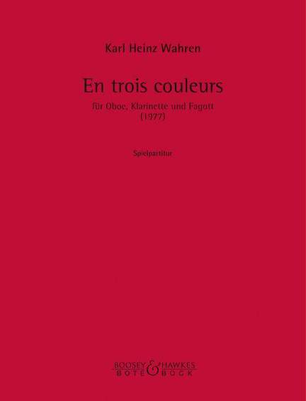 Wahren, K H: En trois couleurs