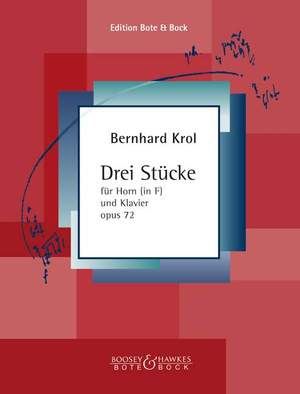 Krol, B: Drei Stücke op. 72