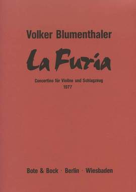 Blumenthaler, V: La Furia