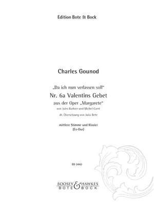 Gounod, C: Valentins Gebet Es-Dur