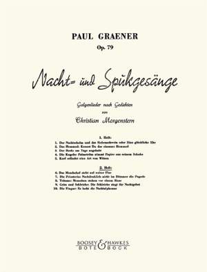Graener, P: Nacht- und Spukgesänge op. 79 Vol. 2