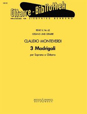 Monteverdi, C: Drei Madrigali No. 63